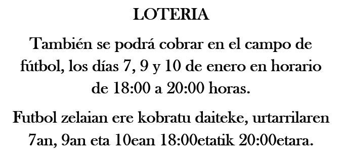 Cobro loteria navidad 2